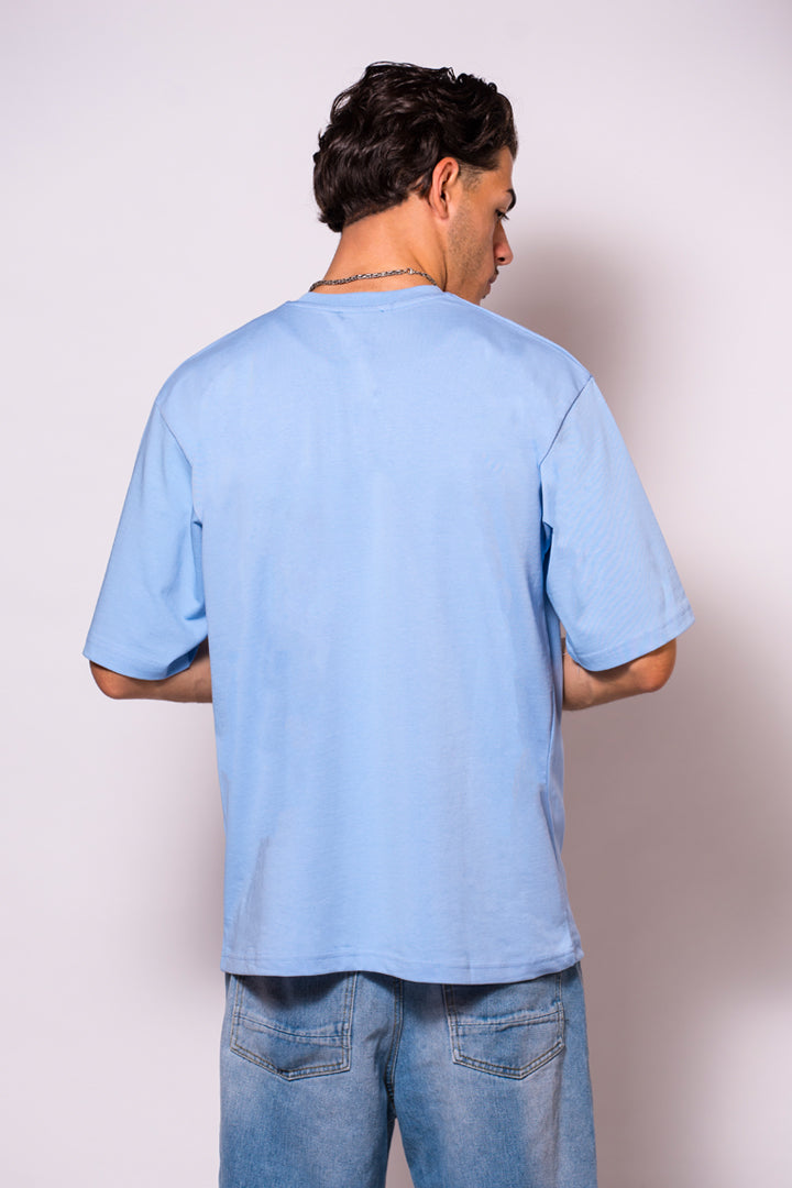 Baby blue t shirt outfit deals